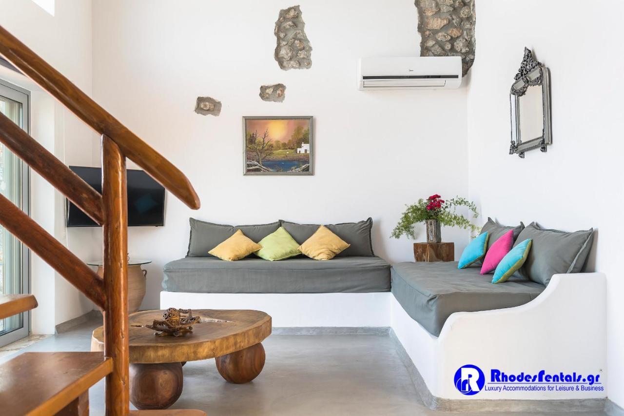 Lindos Seastone Villas Lardos Esterno foto