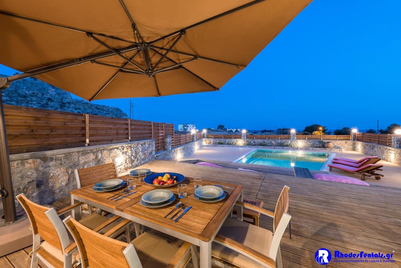 Lindos Seastone Villas Lardos Esterno foto