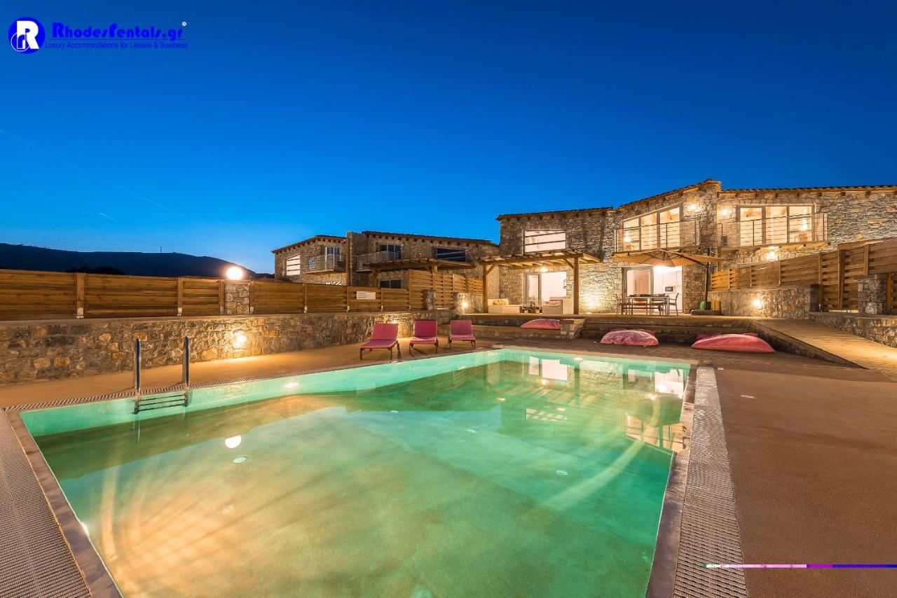 Lindos Seastone Villas Lardos Esterno foto